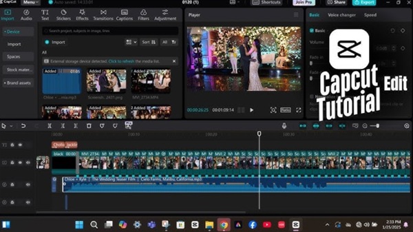 how to make cinematic capcut pc