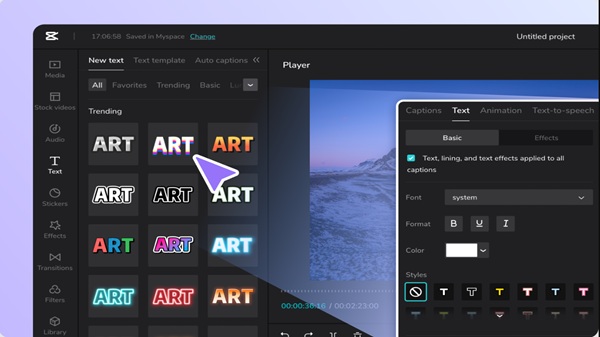 how to animate text in capcut mobile